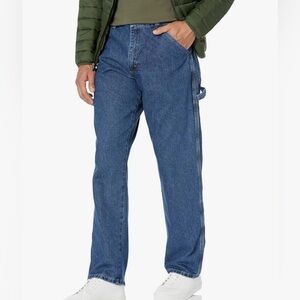 Wrangler Authentics Classic Carpenter Straight Leg Denim Jeans, Size 34 x 36